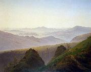 Caspar David Friedrich Morning in the Mountains oil